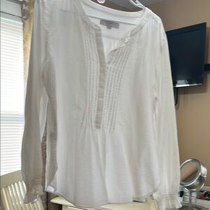 LOFT Women's White Blouse